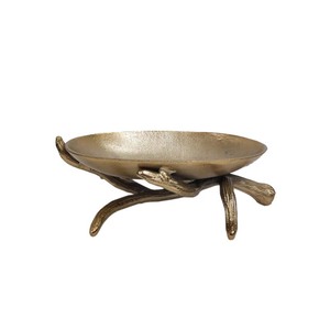 Bol de service alimentaire de forme ronde en fer de conception fantaisie fini Antique pour la cuisine et la table servant et bols décoratifs faits à la main - Product Image 4