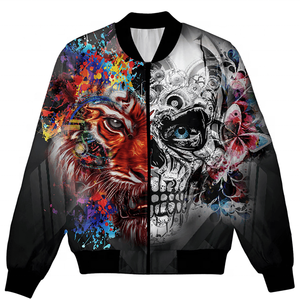 Veste de baseball Letterman personnalisée en gros de bonne qualité Manteau d'hiver en laine Corps en cuir à manches Bomber Varsity Jacket pour hommes - Product Image 5