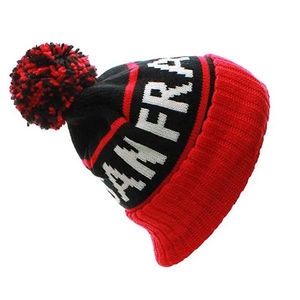 Prix de gros Bonnets de luxe 100% Acrylique Chapeaux en tricot à revers chauds Logo personnalisé pour hommes et femmes Style pêcheur uni solide - Product Image 4