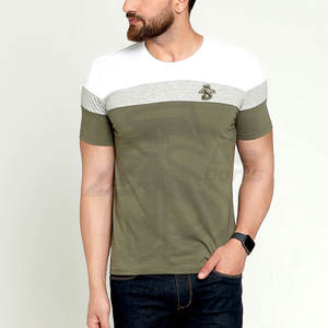 Diseño de logotipo personalizado Adultos Uso Camisetas Servicio OEM Verano Manga corta Hombres Camisetas Venta en línea - Product Image 4