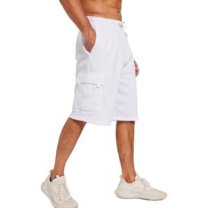 Venta al por mayor de Pakistán, pantalones cortos de gimnasio de lana de peso pesado, pantalones cortos deportivos de estilo callejero, pantalones cortos de algodón transpirables - Product Image 2