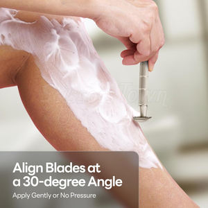 Rasoir de sécurité avec manche en métal de qualité supérieure et lames remplaçables pour un rasage écologique, lisse et confortable - Product Image 5