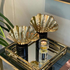 Modern Polished Sculpture Antique Style Metal <b>Statue</b> for Decorative Abstract Shelves Interior Design Accents Mantelpiece - Product Image 5