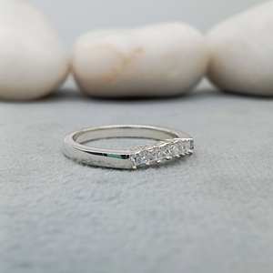 Custom Fancy 100% Satisfacción Garantizada Solitario VVS Natural Compromiso Anillo de bodas 14K 18K Oro y 925 Conjunto de plata de moda - Product Image 4