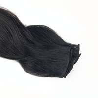 Extensions de cheveux humains Remy ondulés à trame plate
