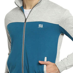 Vêtements de sport d'hiver personnalisés 100% coton pour hommes, survêtements à motif solide de haute qualité, ensembles respirants et élégants, meilleures ventes - Product Image 5