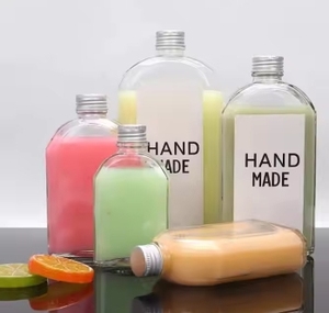 Bouteilles de jus de vodka <span class=keywords><strong>Gin</strong></span> Whisky en verre transparent en stock d'usine Mini 375ml 500ml 700ml 750ml Décalcomanie Capacité de 100ml Emballage de sirop d'<span class=keywords><strong>érable</strong></span> - Product Image 6