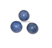Boule de cristal d'agate bleue naturelle en gros, sphère de Reiki polie de haute qualité, pierre précieuse écologique, souvenir sculpté Feng Shui