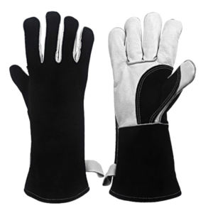 Guantes de soldadura JNM SAFETY reforzados de cuero de grano de Búfalo con certificación CE reflectantes de alta visibilidad ANSI Clase 1 EN ISO 20471 - Product Image 6