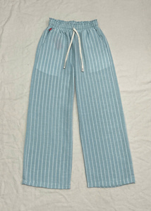 กางเกงขาบานระบายอากาศปกติกางเกงผ้าลินินผ้าฝ้าย95% 5% ผ้าสแปนเด็กซ์ใหม่ - Product Image 6