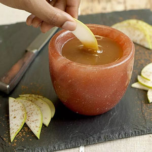 Juego de herramientas de especias de sal del Himalaya Natural tallada reutilizable ecológica moderna cocina sala de estar caja de mortero artesanías naturales - Product Image 6