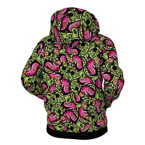 Sweat à capuche unisexe en polaire polyester de haute qualité, motif 3D, impression par sublimation professionnelle personnalisée, sweat à capuche zippé pour homme/femme - Product Image 3