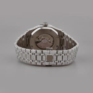 Montres Lced Out VVS Moissanite Mouvement automatique en diamant Montres Hip Hop de luxe faites à la main entièrement en diamant Ice Out - Product Image 3