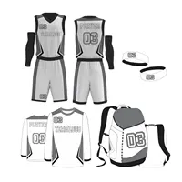 Wholesale grey basketball jerseys For Comfortable Sportswear 