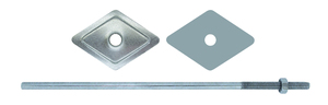 Barretta Zincata Galvanicamente con Dado M6 mm 200 - Product Image 2