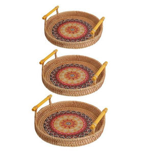 Plateau en rotin pour chocolat, grande taille et forme personnalisée, parfait pour servir des aliments décoratifs et pour une utilisation en cuisine, qualité supérieure - Product Image 3