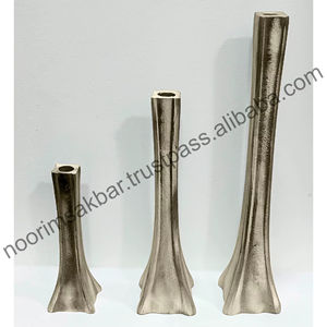 Bougeoir élégant fait main en métal noir de style européen, plaqué aluminium, impression personnalisée pour la décoration de table de Noël 2026 - Product Image 3