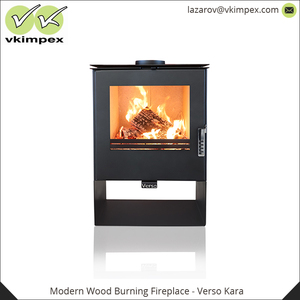 Poêle à bois de qualité exceptionnelle, Design classique, capacité de chauffage de la pièce de 100 à 120 m3 et poids de 81 kg - Product Image 4