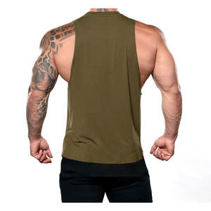 Camiseta sin mangas de Fitness Premium, chaleco con tirantes de alta calidad, camiseta sin mangas transpirable con logotipo personalizado, chaleco muscular, camisetas sin mangas para gimnasio - Product Image 3