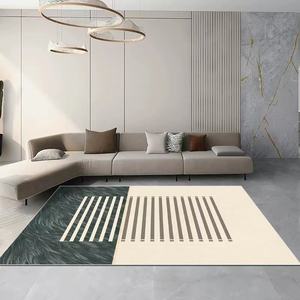 พรมปูพื้นคริสตัลแบบกำหนดเอง ลายจุดนามธรรม พร้อมแผ่นรองกันลื่น ด้วยเทคนิคการทอแบบทันสมัย ปูเต็มพื้นที่สำหรับใช้ในบ้าน - Product Image 5