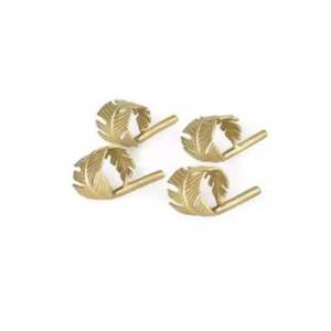 Dernier arrivage Rond de Serviette en Fil Métallique Durable Nouveau Design Rond de Serviette Plaqué Or pour Mariage et Événement Utilisé Nouveau Porte-Mouchoirs - Product Image 1