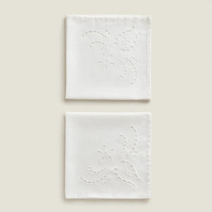 Serviettes en tissu de broderie serviettes de table lavables douces réutilisables pour la Table à manger OEM de dîner de famille de fête de mariage - Product Image 4