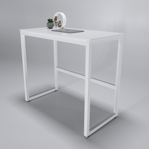 Escritorio Minimalista StaDesk de 120x60cm, Requiere Ensamblaje, Patas de Acero, Mueble de Oficina para Dormitorio-STD68015, Mesa para Computadora - Product Image 6