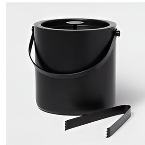 Seau à glace en métal élégant et moderne de qualité supérieure avec couvercle et pelle pour les fêtes au meilleur prix - Product Image 5