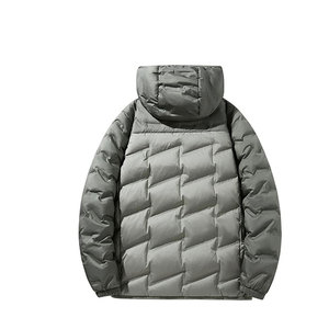 Manteau matelassé de créateur Logo OEM Vestes matelassées surdimensionnées pour homme en duvet bulle d'hiver personnalisées pour homme - Product Image 3