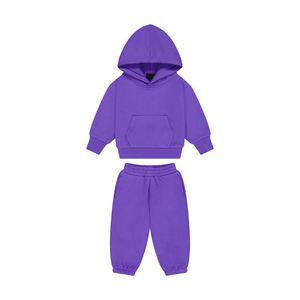 OEM Kids Tracksuits Sets Custom Kids Two Pcs Hoodies Set High Quality Fleece <b>Clothing</b> Sets Winter Tracksuits - Product Image 6