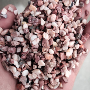 Fournisseur du Vietnam de gravier naturel blanc et rose pavé de galets de paysage - Product Image 1
