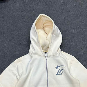 Sweat à capuche 100% coton biologique personnalisable pour hommes, vente en gros avec logo, patch et impression de lettres personnalisés - Product Image 3