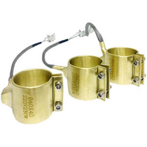 Copper Brass Band Heater 40x40 300w 110v Electric Extruder For <b>Injection</b> <b>Molding</b> <b>Machine</b> Barrel Heating System - Product Image 2
