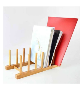 Livre en bois et support de plaque support de couvercle support de plaque article décoratif pour la maison avec un produit de haute qualité - Product Image 2