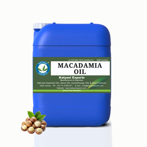 100% huile de macadamia pure pressée à froid fournisseur en gros en vrac de l'Inde huile de support naturelle pour la peau et les cheveux - Product Image 1