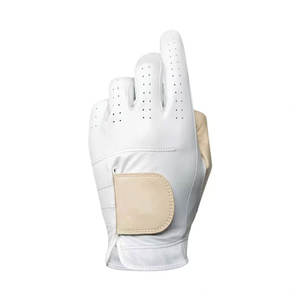 ถุงมือกอล์ฟผู้ชายดีไซน์ใหม่หนังแท้สีขาวนุ่มพร้อมด้ามจับป้องกันรังสียูวีสำหรับเล่นกีฬาขายดี - Product Image 2