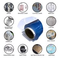Film PVC souple bleu clair haute transparence pour emballage de lit et de couette, nappe imperméable en feuille de PVC