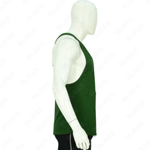 Débardeur pour hommes OEM 100% coton Gym Stringer Débardeur pour hommes Logo Plain Sport Body Building Fitness Running Vintage Ringer Top Débardeur - Product Image 5