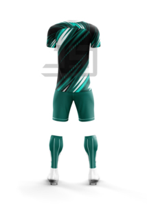 Uniforme de Pantalones Cortos de Fútbol con Estampado por Transferencia Térmica, Secado Rápido, Transpirable, Tela 100% Poliéster, para Entrenamiento y Torneos Deportivos - Product Image 5