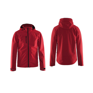 Nouveau modèle de veste softshell pour hommes fermeture éclair complète pour hommes décontractés avec logo personnalisé et design de veste softshell pour hommes - Product Image 1