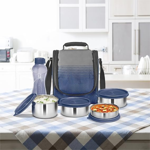 Ensemble le plus vendu de 3 couvertures de boîte à lunch isolées housses Tiffin imperméables pour le bureau et l'école hommes et femmes - Product Image 6