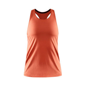 Débardeur en tricot bleu pour femme, col rond, décontracté, couleur unie, sans manches, longueur normale, confortable, service OEM avec logo personnalisé - Product Image 3