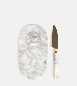Planche à découper en marbre élégante qui ajoute de la sophistication aux comptoirs de cuisine tout en offrant un espace de découpe et de tranchage fonctionnel - Product Image 3
