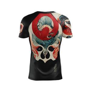 Rashguard pour homme à manches courtes, 100% polyester respirant - Product Image 2