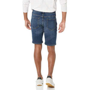 Premium Quality <b>Men's</b> Sporty Jeans <b>Shorts</b> Pakistan Made Comfortable Mid-Waist Jogger Color Contrast Hot Pattern <b>Jogging</b> <b>Shorts</b> - Product Image 2