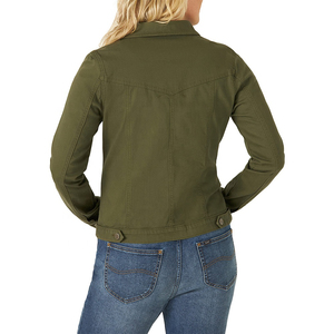 Customizable Wholesale <b>Denim</b> <b>Coat</b> Winter Clothing Women Knitted 100% Cotton Customizable <b>Denim</b> Jean Jacket - Product Image 4
