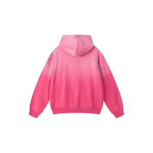 Men's Heavyweight Sunfade <b>Oversized</b> Hoodie High Quality <b>Vintage</b> Pullover <b>Sweatshirt</b> Acid Washed Streetwear Fleece Solid OEM - Product Image 2