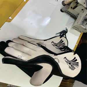 Gants de fauconnerie en cuir de haute qualité avec logo original, avec tige en carbone, imperméables, durables, légers, pour l'entraînement des faucons et la chasse - Product Image 5