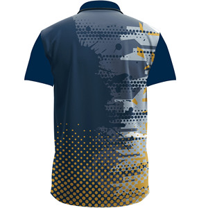 Maillots d'équipe de cricket personnalisables pour hommes, vêtements de sport durables respirants, uniformes imprimés par sublimation, légers et à séchage rapide - Product Image 2