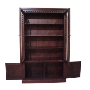 Antique Reproduction Wooden Cabinet Classic Style <b>Solid</b> <b>Wood</b> Display Case for Home Living Room School & Hotel Applications - Product Image 6